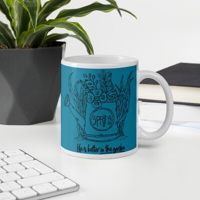 Life Is Better Watering Can Mug