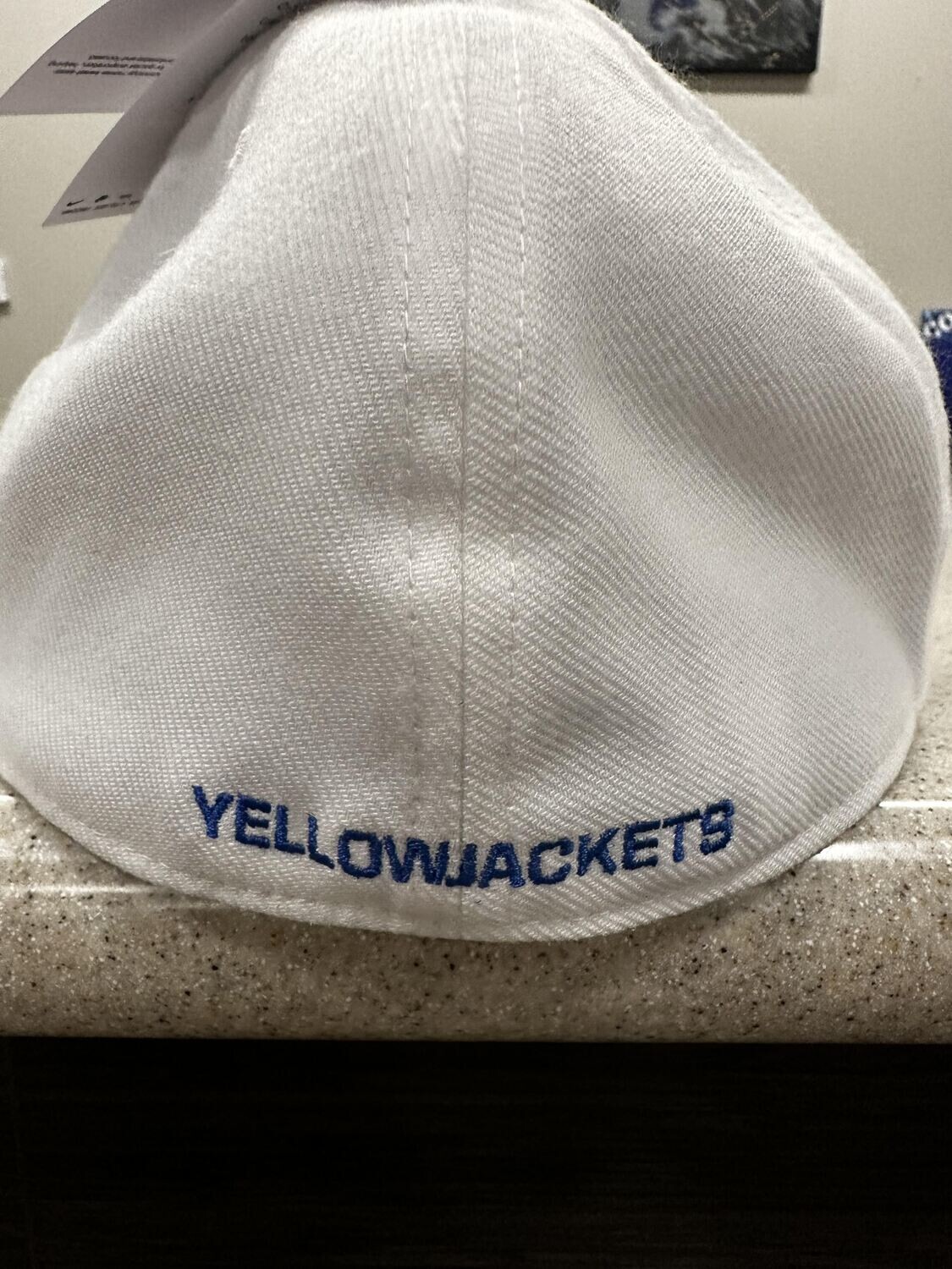 Nike Swoosh Flex Baseball Cap WHITE ROYAL BILL