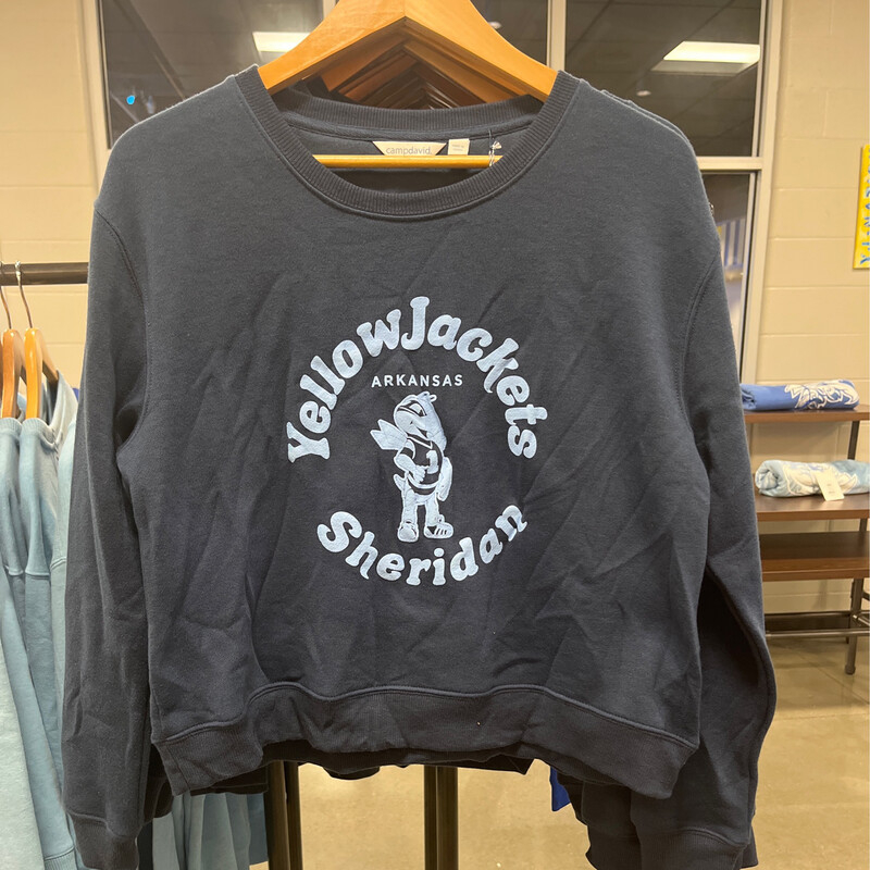 Camp David Shimmy Crop Crew Navy Buzz