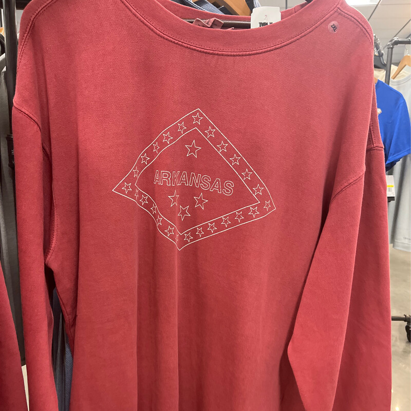 Coastal Wash Scarlet AR Flag Crew