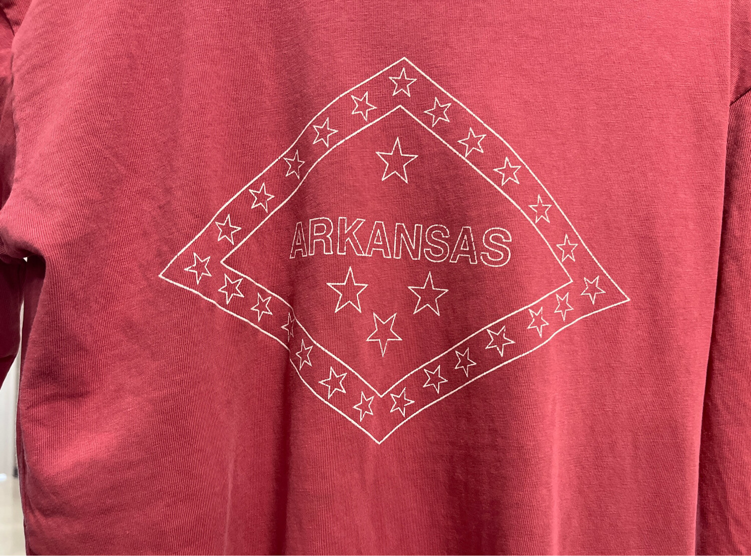 Coastal Wash Scarlet AR Flag Long-Sleeve