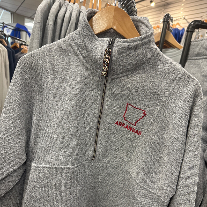 Summit Arkansas 1/4 Zip Ash Grey SMALL