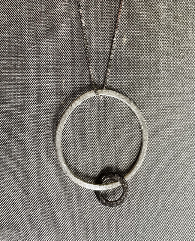 Texturized Circles Pendants