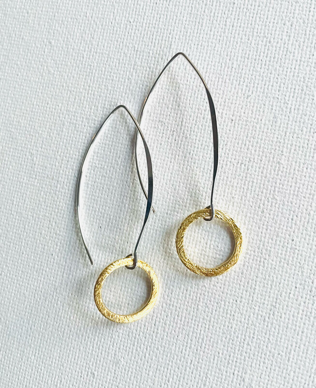 Circle Drop Earrings