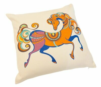 Colorful Cotton and Linen Cushion Cover