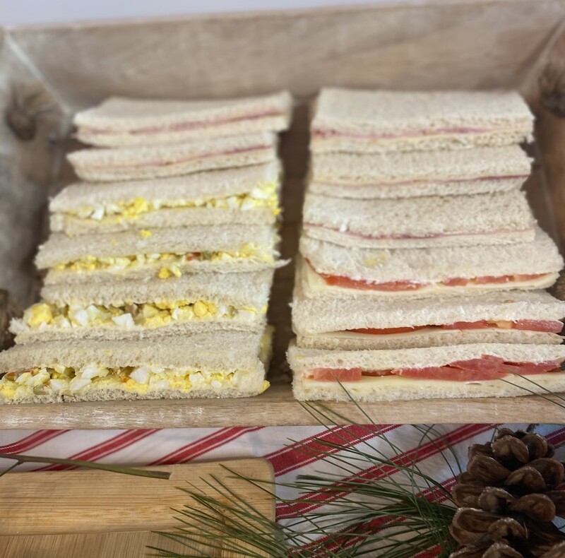 Sandwiches de Miga - sold by the 1/2 dozen