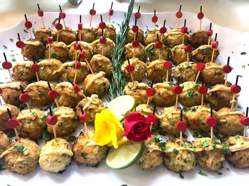 Mini Crab Cakes with Old Bay Mayo