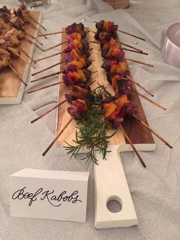 Mini Beef Kabobs with Bell Peppers and Red Onion