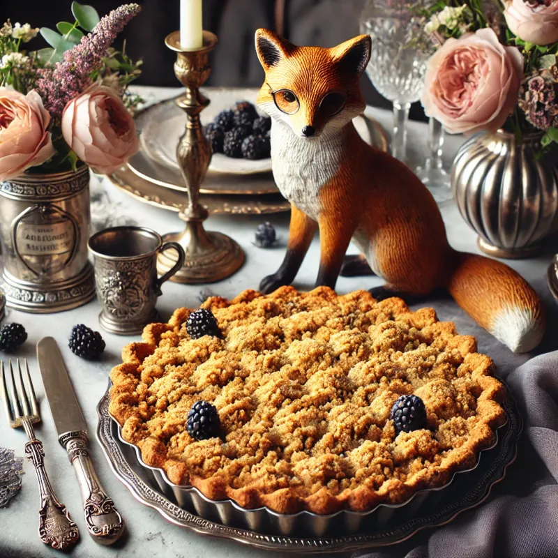 Blackberry Pie with Crumb Top