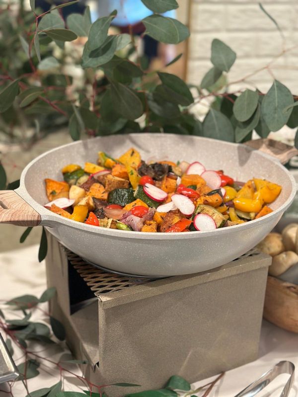 Roasted Seasonal Veggies (serve 4)