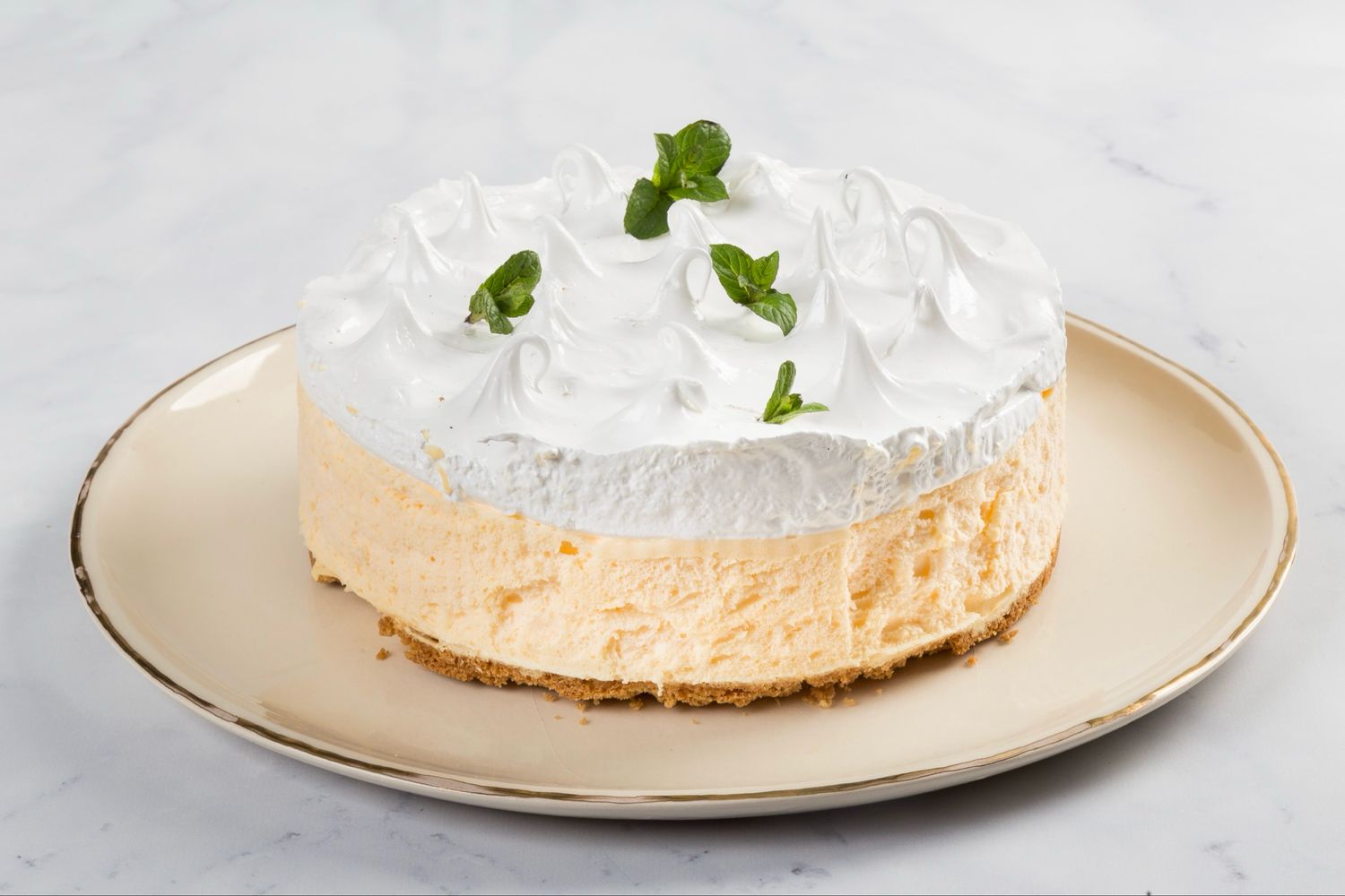 Lemon Mousse Cake