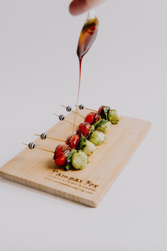 Mediterranean Sticks with Balsamic Reduction