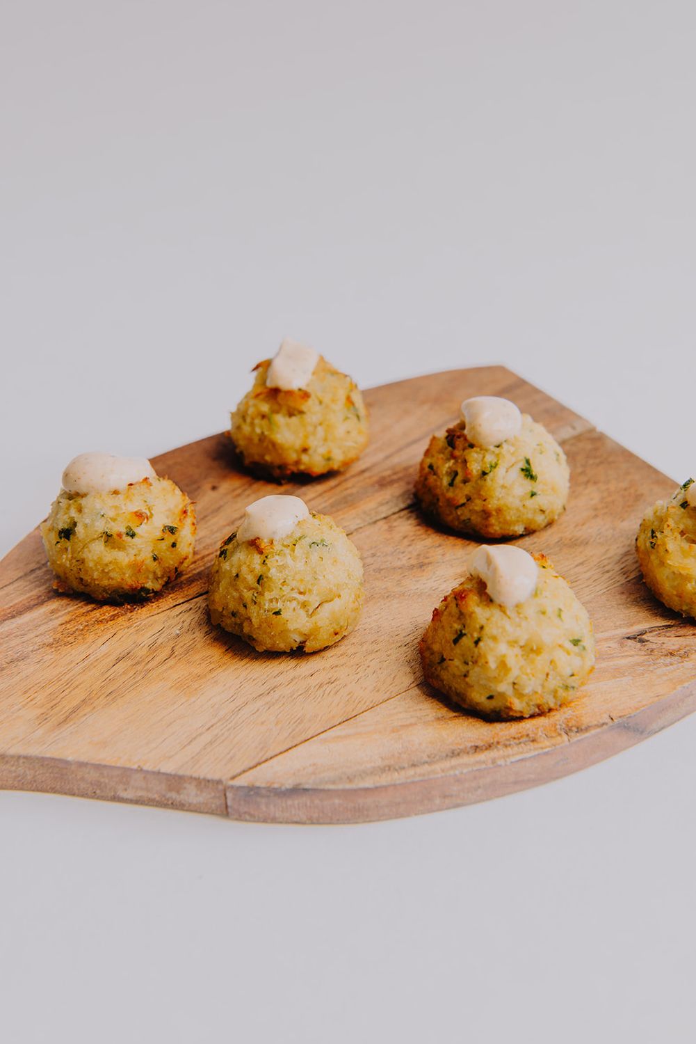 Mini Crab Cakes with Old Bay Mayo
