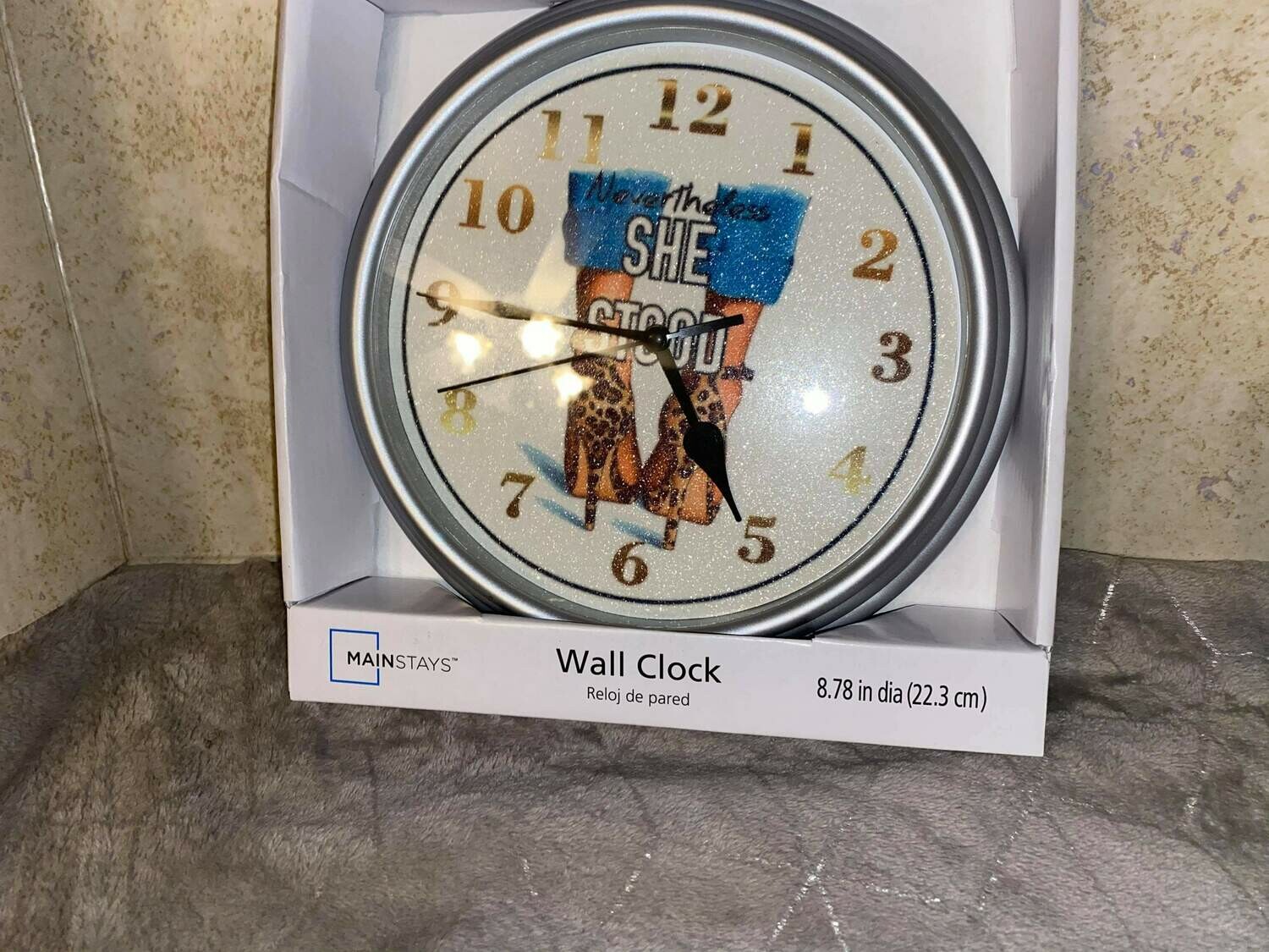 &quot;She Stood&quot; Sublimated Clocks