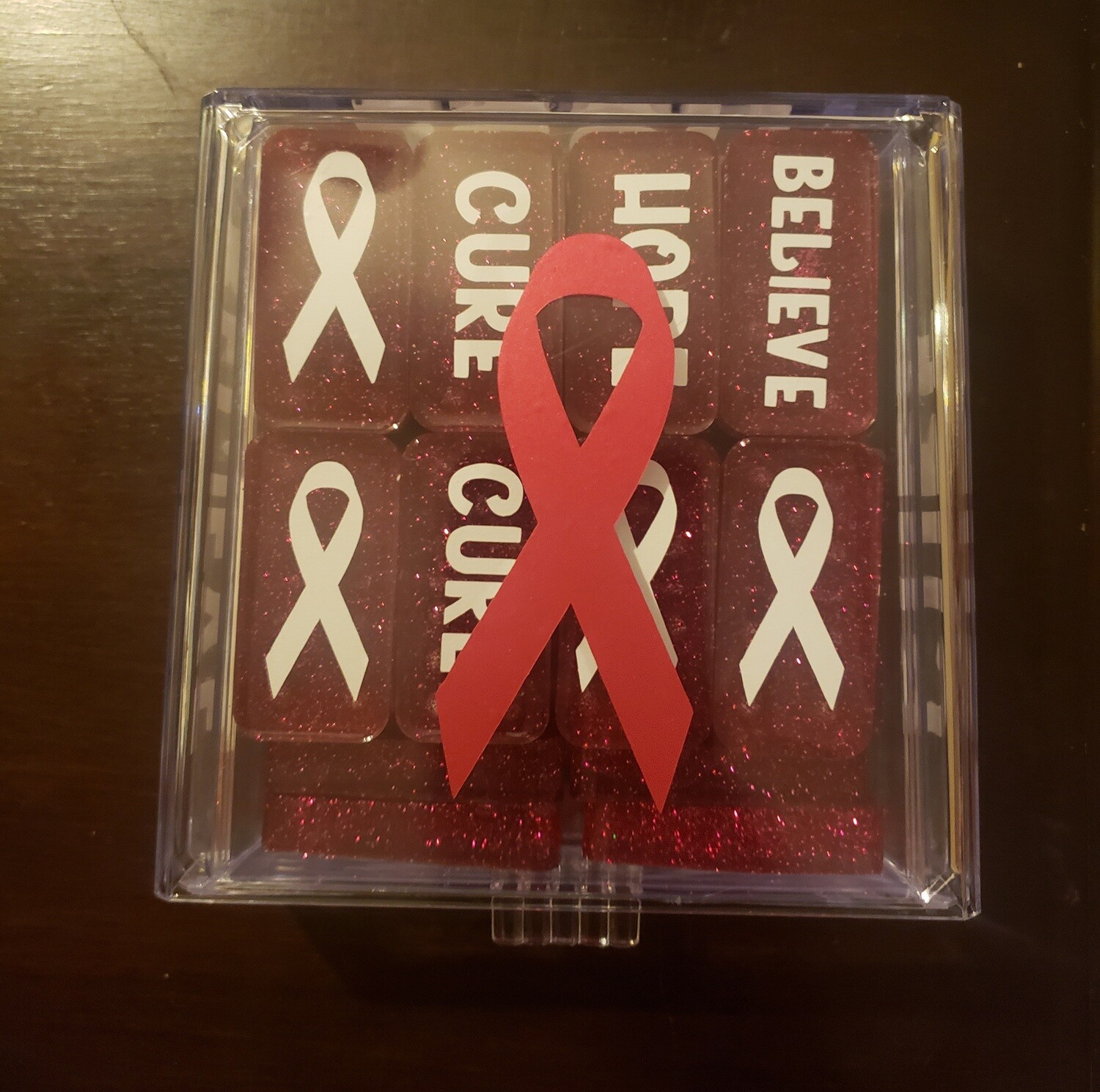 Brest Cancer Awareness Dominoes