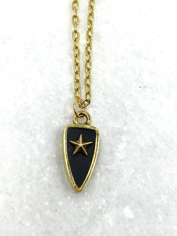 PEACE + PASSION JEWELRY --  Arrowhead Pendant  --  Star Charm