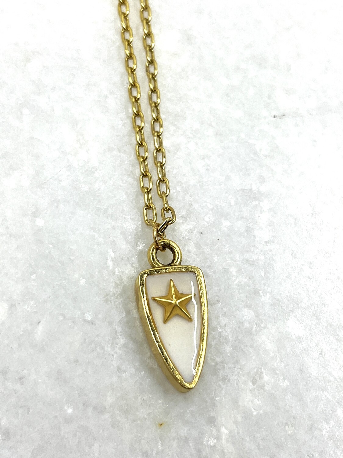 PEACE + PASSION JEWELRY  --  Arrowhead Pendant  --  Star Charm