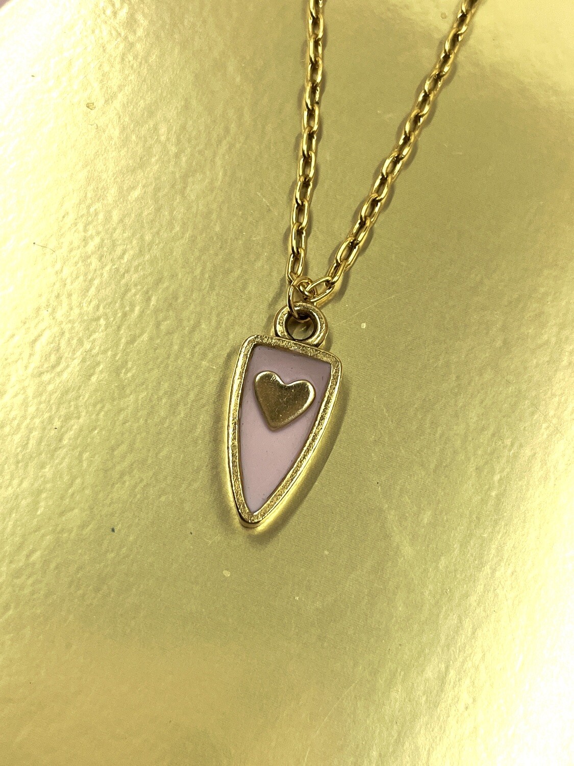 PEACE + PASSION JEWELRY  --Lovestruck Collection  --Arrowhead Pendant --Heart Charm