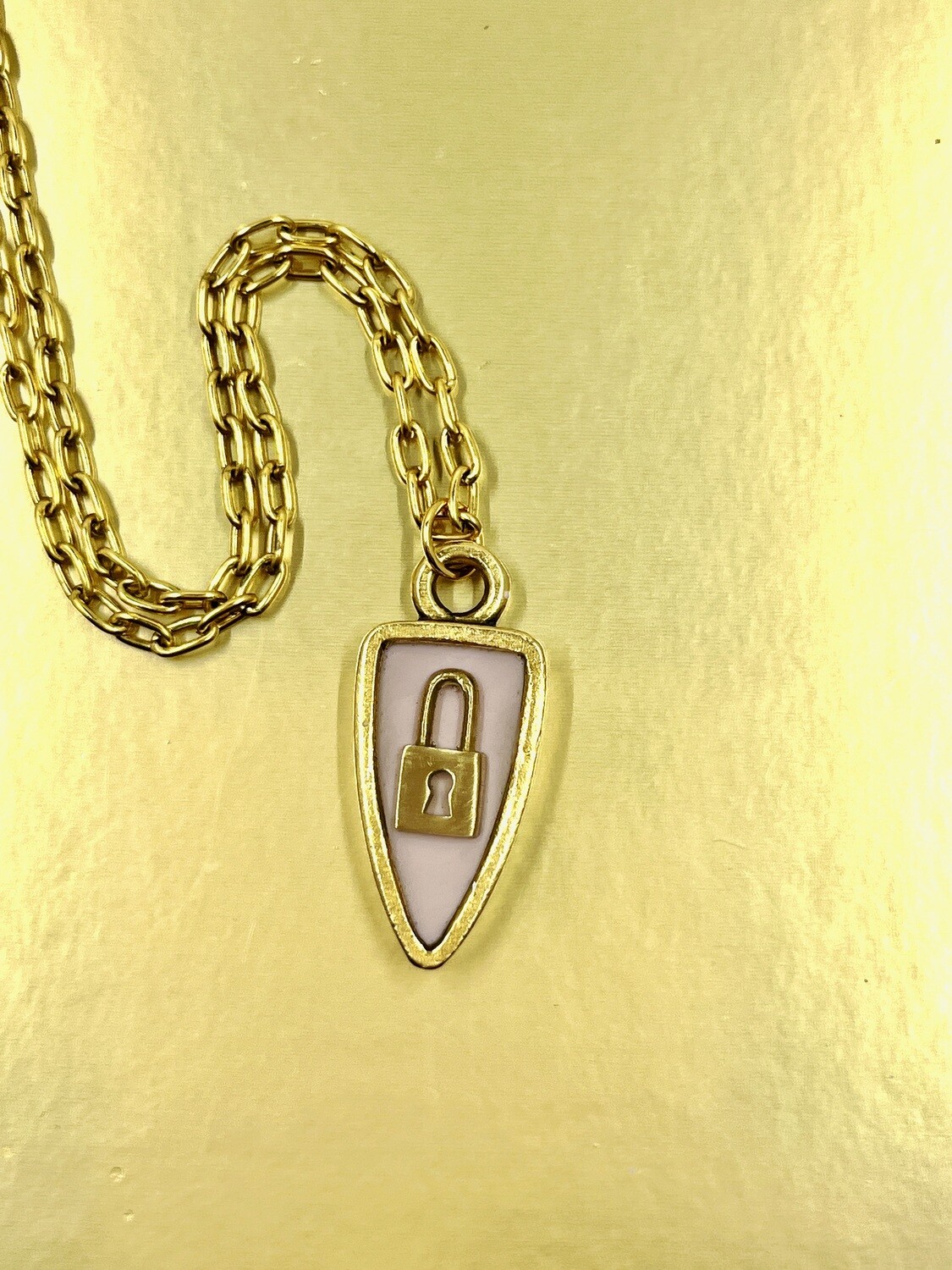 PEACE + PASSION JEWELRY  --  Lovestruck Collection -- Arrowhead Pendant--Keyhole Charm