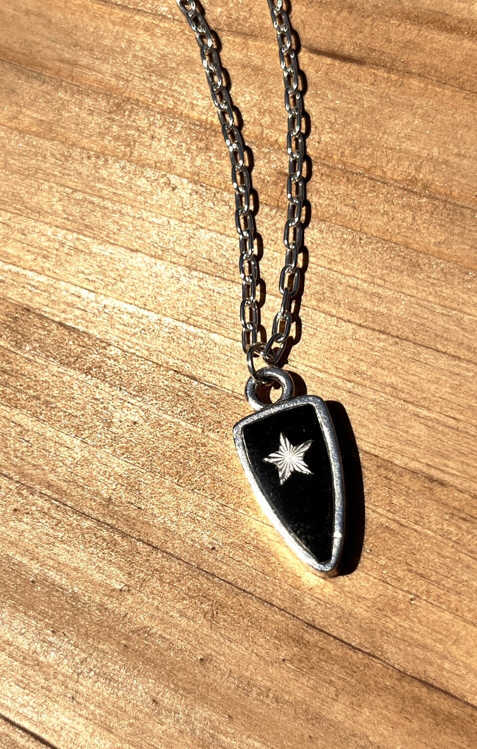 PEACE + PASSION JEWELRY  --  Arrowhead Pendant  
--  Star Charm