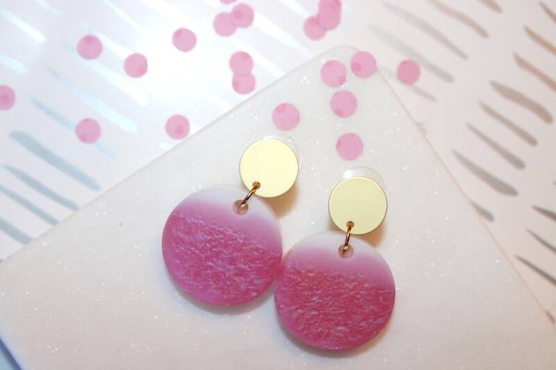 PEACE + PASSION Jewelry  --  Valentine&#39;s Day or Any Day!  --  Circle Earrings