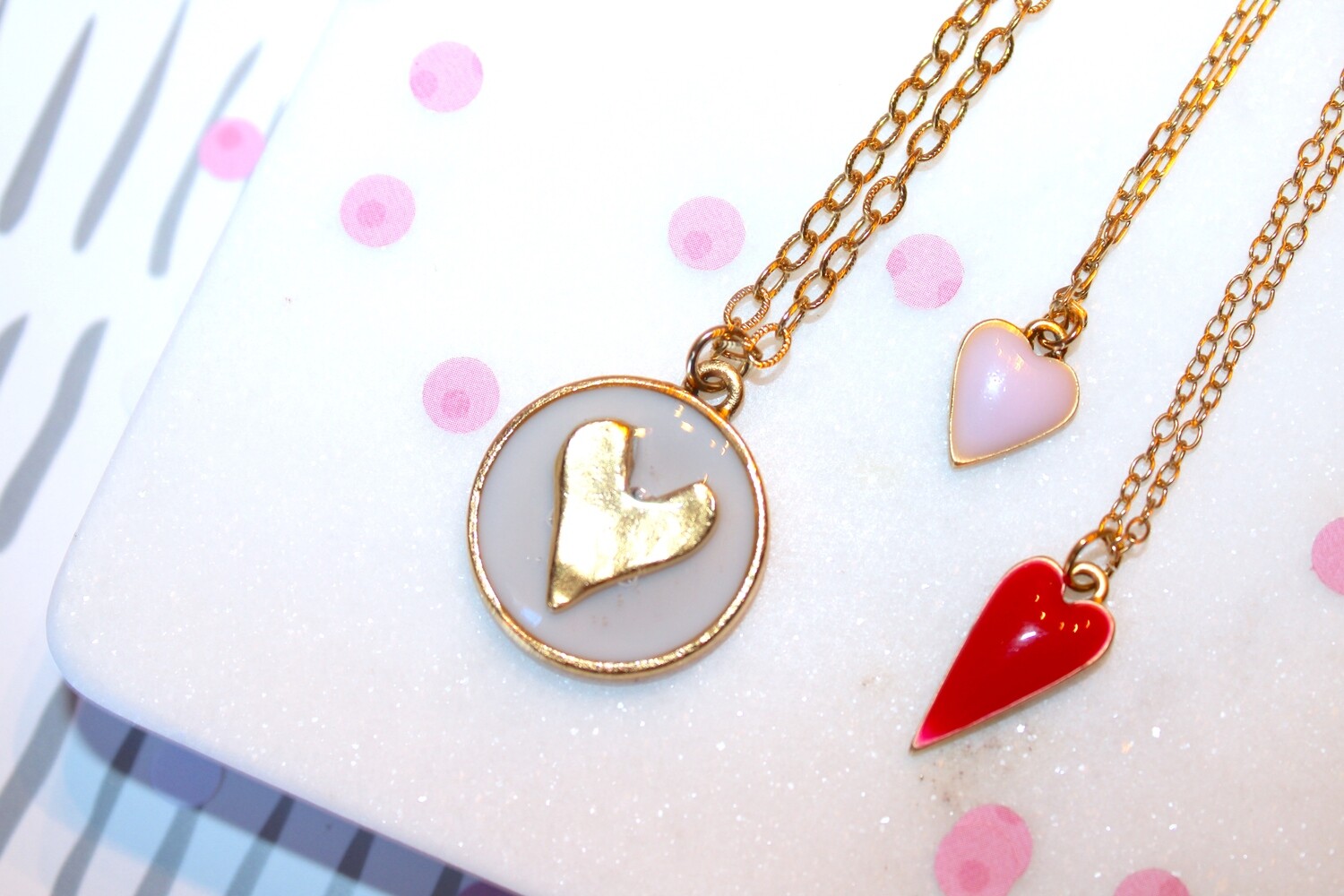 PEACE + PASSION Jewelry  --Valentine&#39;s Day or Any Day!  --  Light Pink Heart Pendant