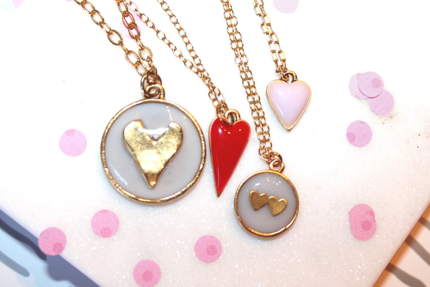 PEACE + PASSION Jewelry  --Valentine&#39;s Day or Any Day!  --  Red Heart Pendant