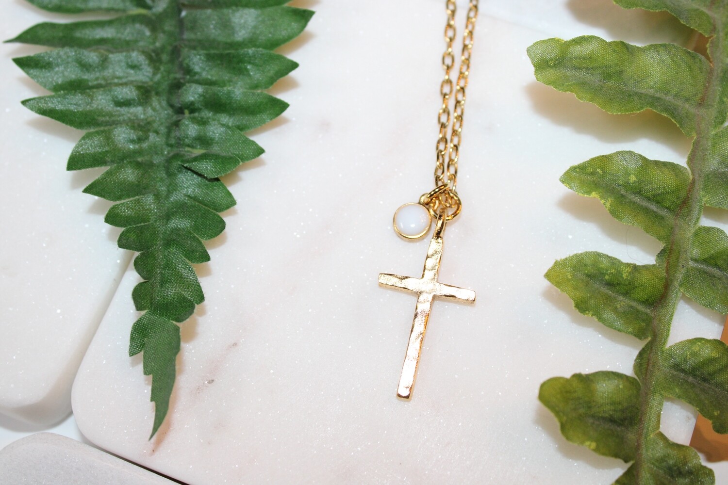 PEACE + PASSION Jewelry -- Faith Collection -- Cross w/Circle Charm