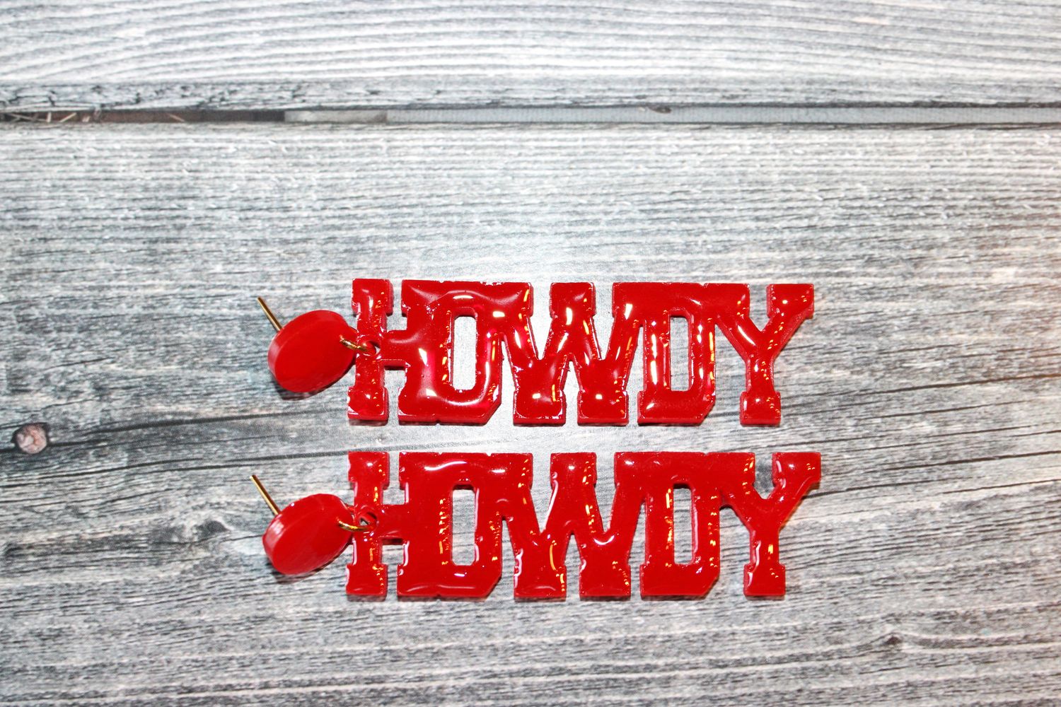 PEACE + PASSION Jewelry -- Howdy -- Radiant Red