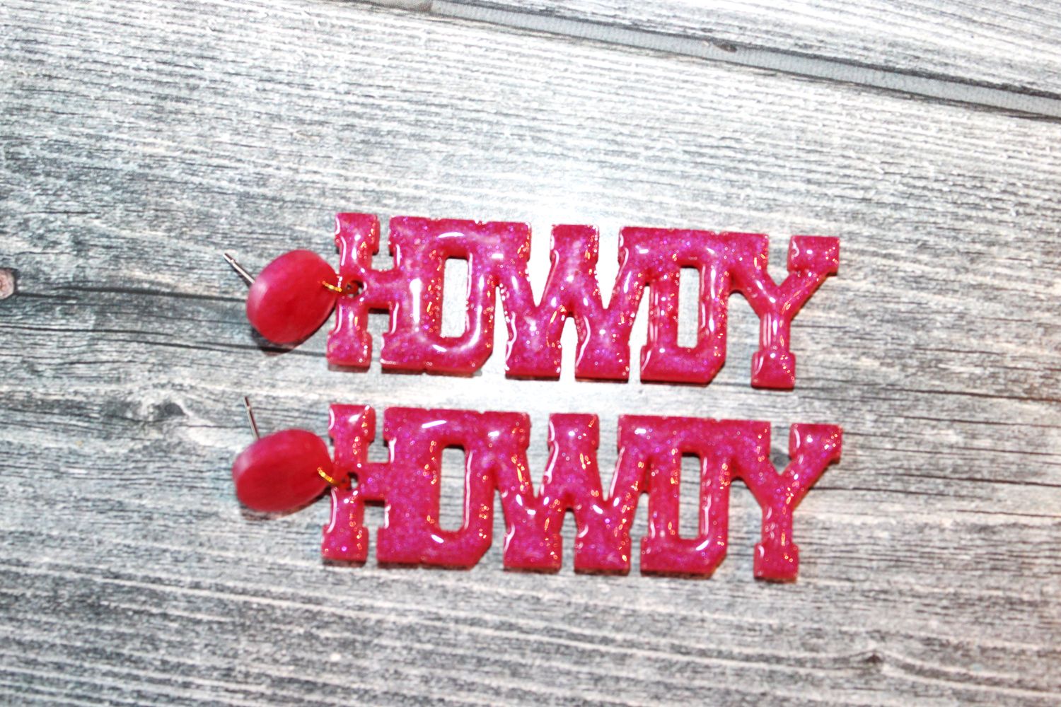 PEACE + PASSION Jewelry -- Howdy -- Hot Pink