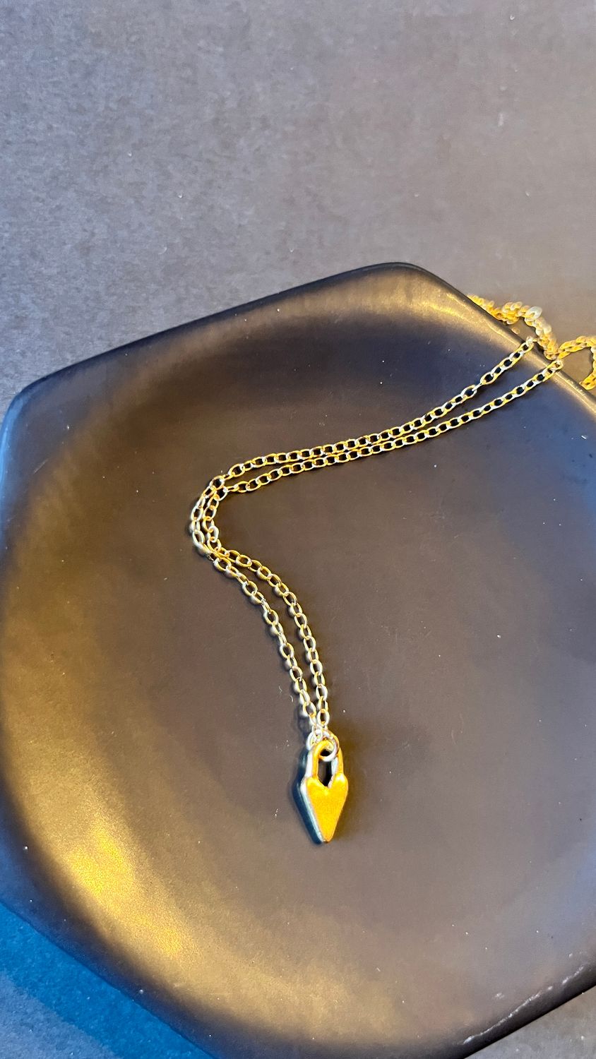 PEACE + PASSION Jewelry  --  Gold Dainty Heart