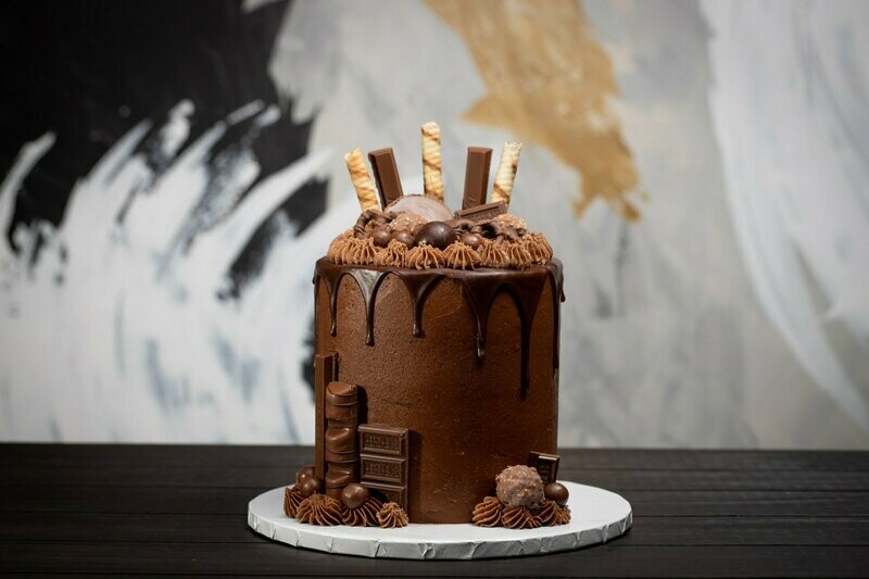 Crazy Chocolate Drip Cake