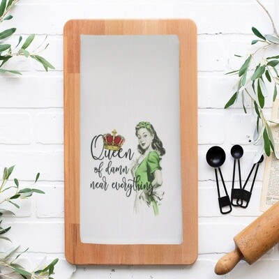 Funny Kitchen Towel, Vintage Kitchen Towels, Retro Women