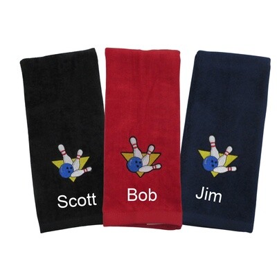 Personalized Bowling towels, Team gifts, Senior Night Gift