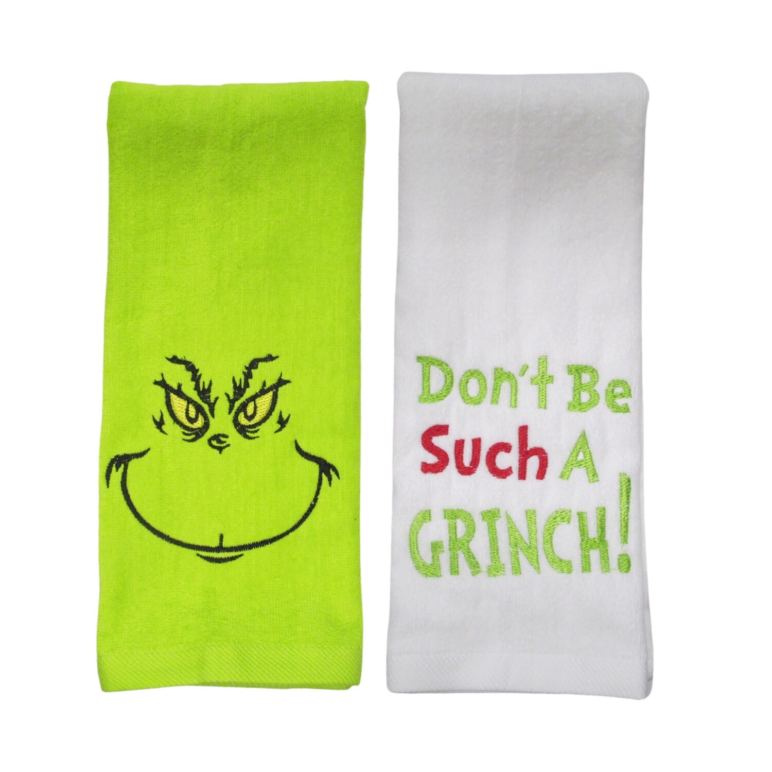 Grinch Face/Don&#39;t Be Such a Grinch Hand Towel