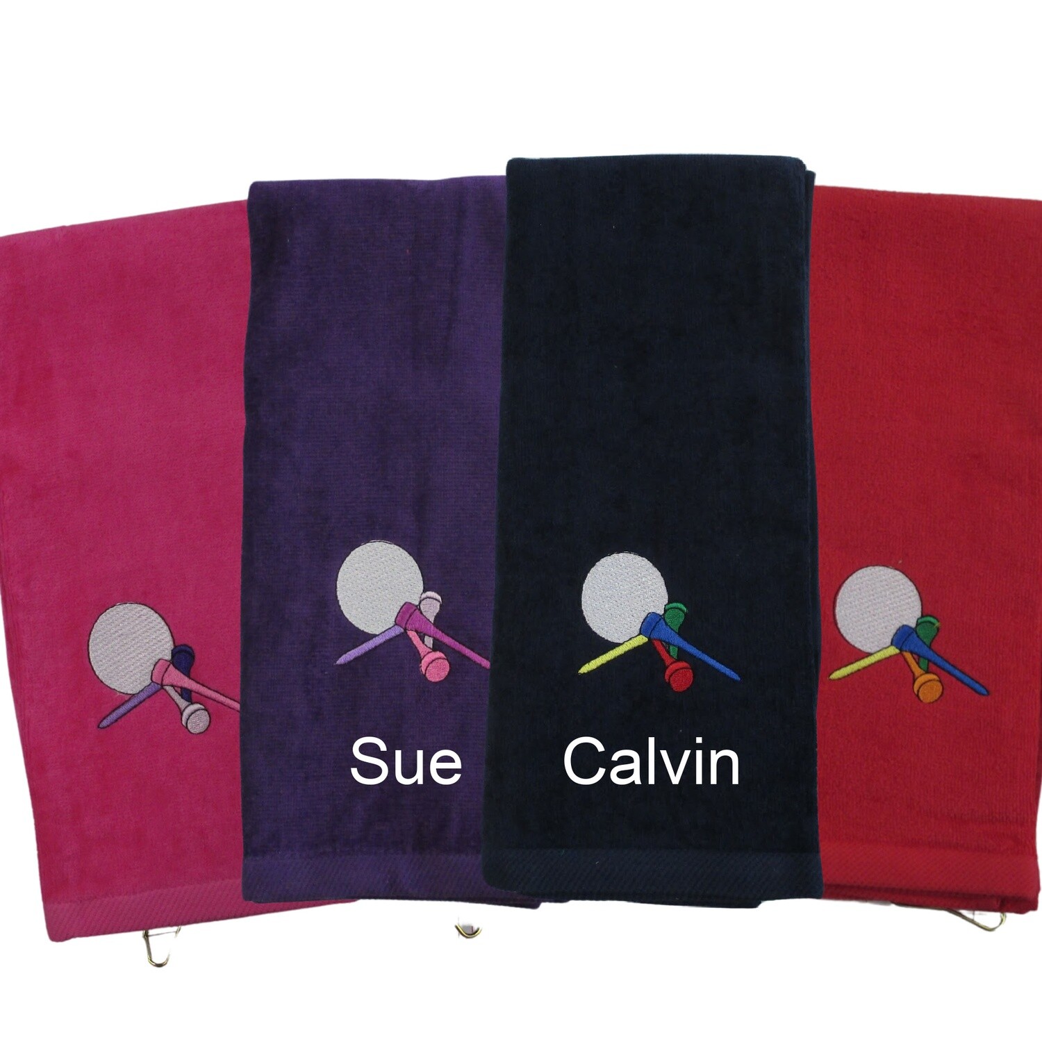 Personalized Golf Hand Towel, Golf Accessories, Golf Gift