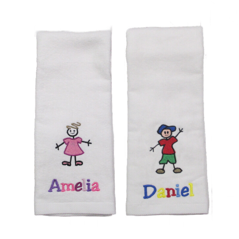 Personalized Hand Towel Kids, Towel for Girl, Towel for Boy
