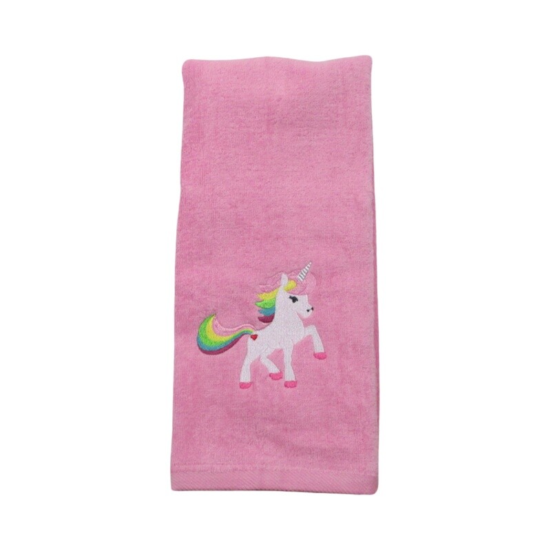 Personalized Hand Towel, Unicorn, Gift for Kid, Bathroom Decor