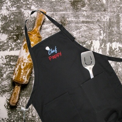 Personalized Kitchen Apron, Pappy, Father’s Day, BBQ Accessory. Personalized Kitchen Apron, Pappy, Father’s Day, BBQ Accessory.