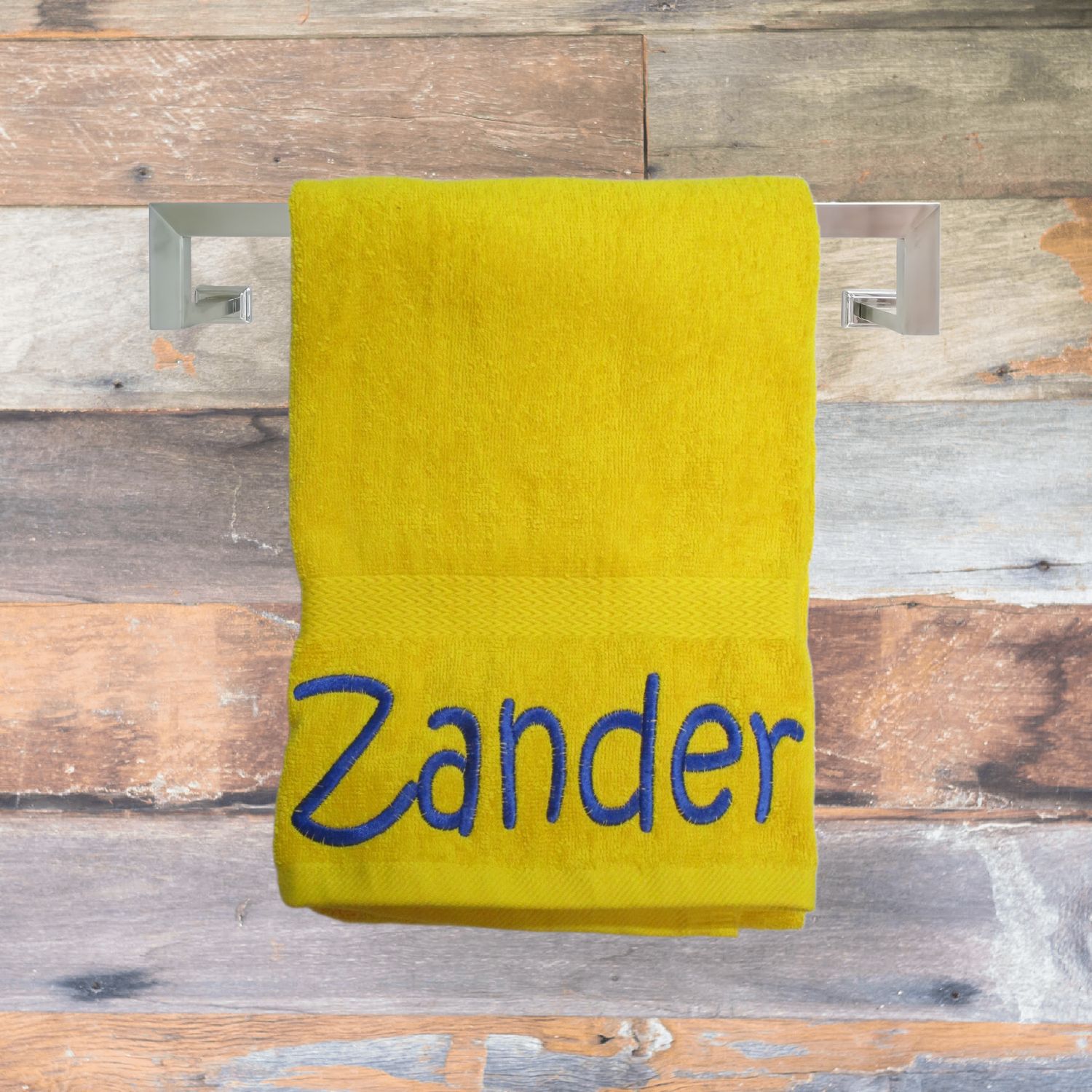 Custom Name Towel - Elegant Personalized Bath Towel, Monogrammed