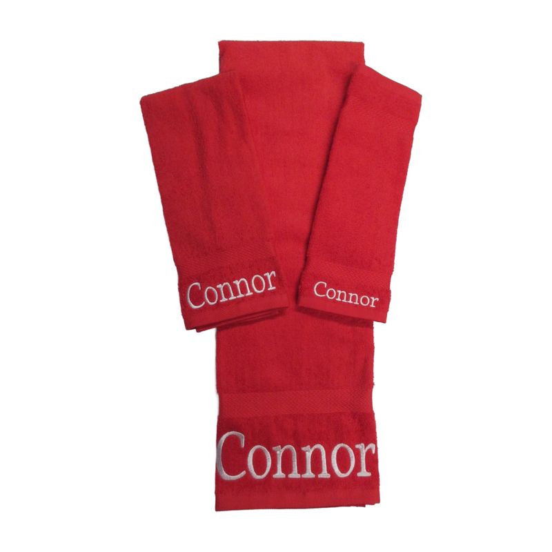 Elegant Custom Name Towel, Personalized Towel, Bathroom Decor