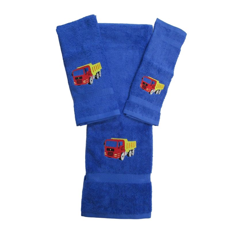 Personalized Dump Truck Towel Set, Gift for Kids