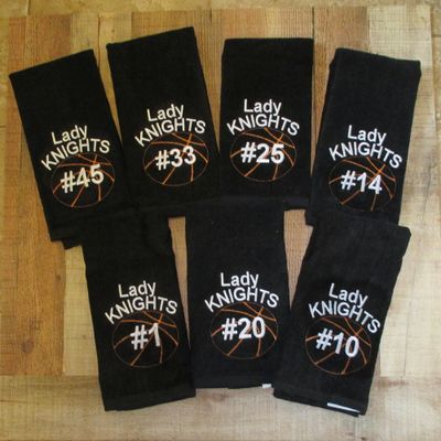 Basketball Custom Embroidered Sports Towels: The Perfect Senior Night Surprise