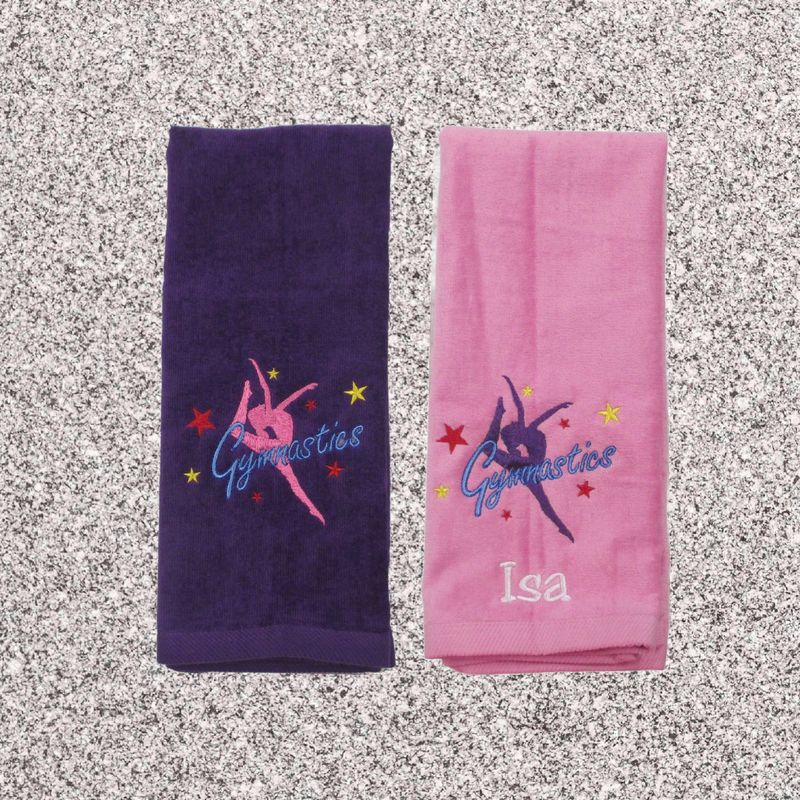 Personalized Hand Towel, Gymnastics, Gymnastics Accessories, Gift