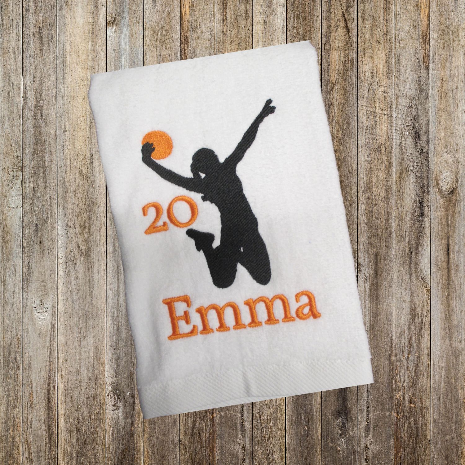 Basketball Player Personalized Towel Female,Senior Gift,  Team Gift