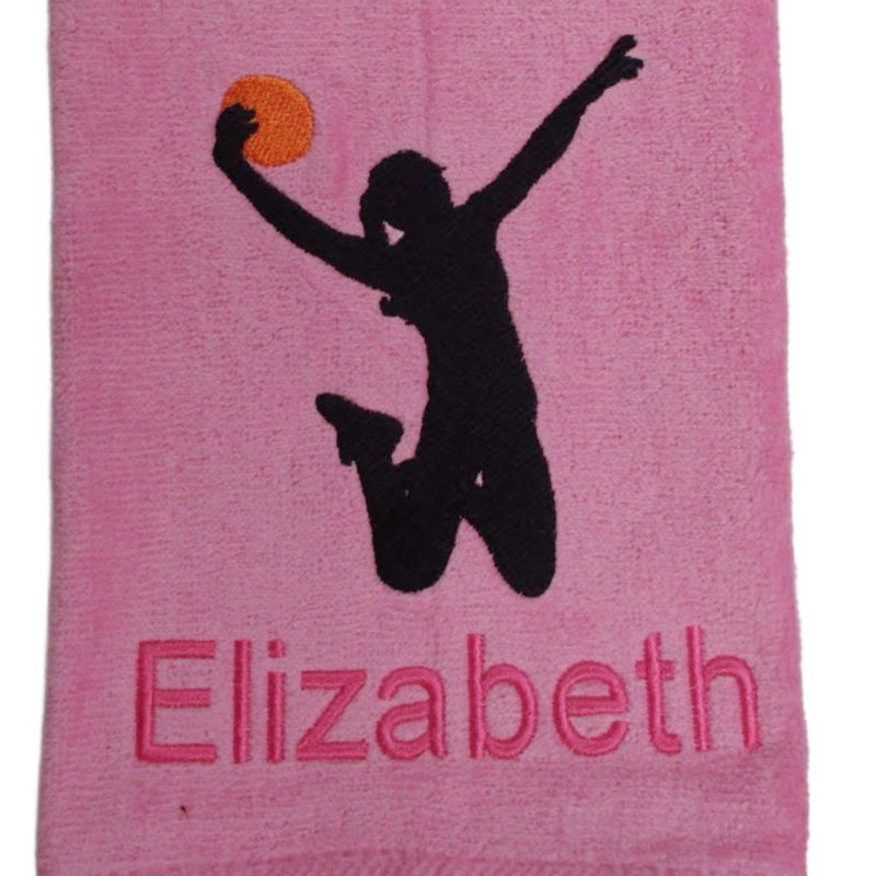 Basketball Player Personalized Towel Female,Senior Gift, Team Gift