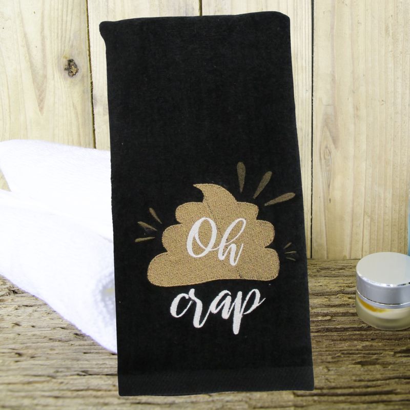 Cheeky Embroidered Hand Towel - Personalized with a Touch of Humor - Ideal for Your Powder Room