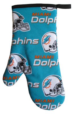 Miami Dolphins 3 Piece Kitchen Set,  With Personalized Towel