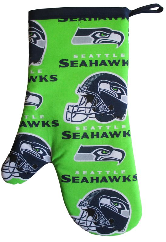 Seahawks 3 Piece Kitchen Gift Set, with Personalized Towel.
