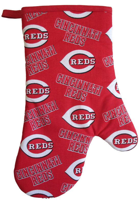 Cincinnati Reds 3 Piece Kitchen Gift Set, with Personalized Towel.